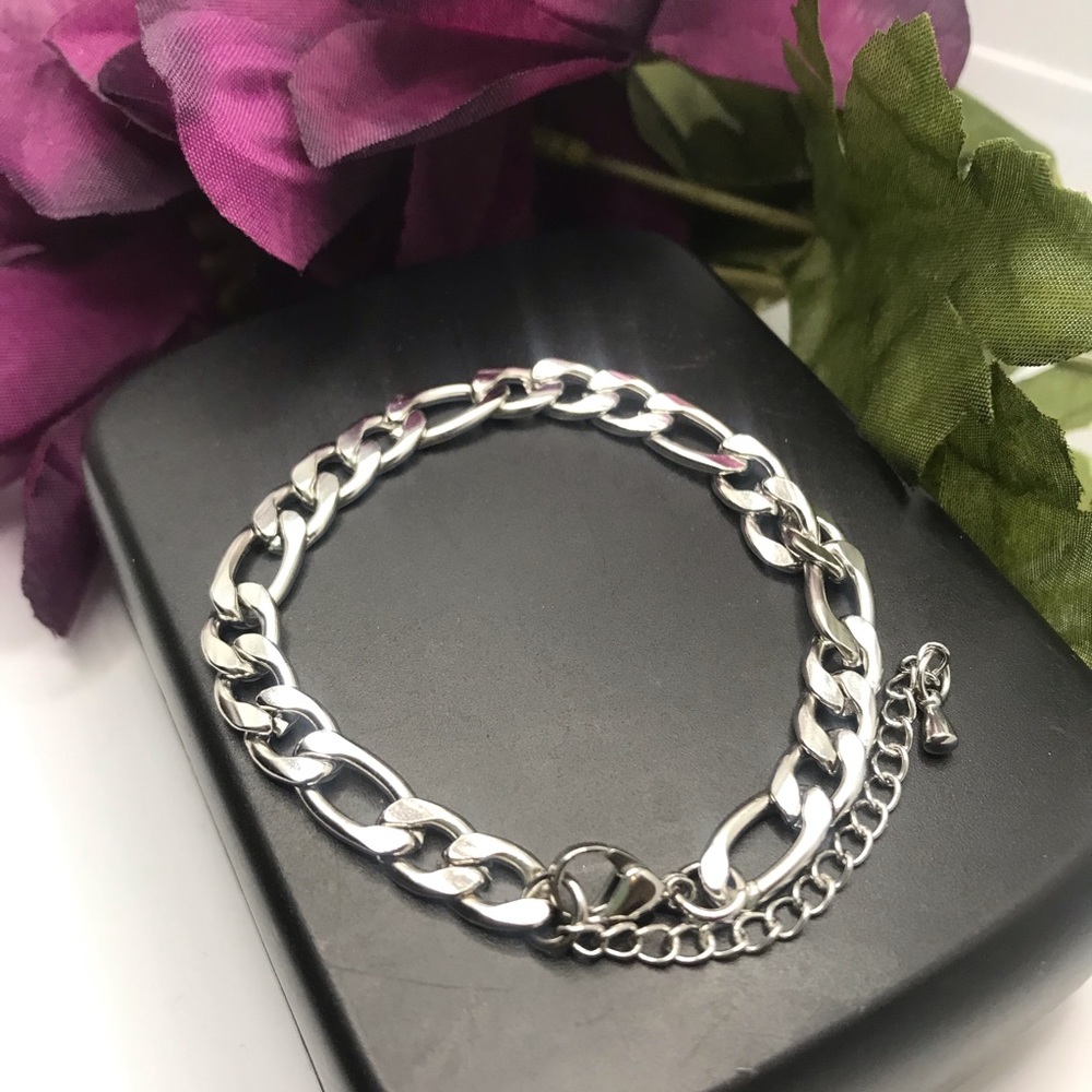 New Stainless Steel Link Bracelet for Women/Men